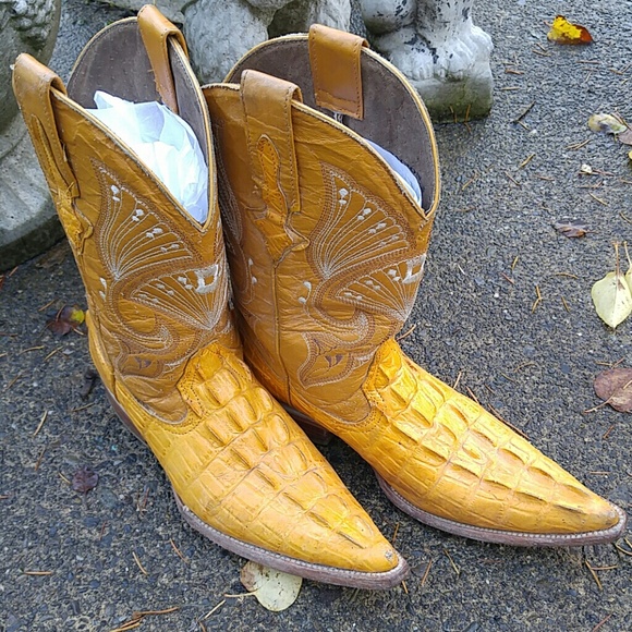 Daveko Western Boots Shoes - Vtg. Daveko Western Boots Leather SZ 5